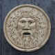 Bocca della verità in vetroresina e marmocemento