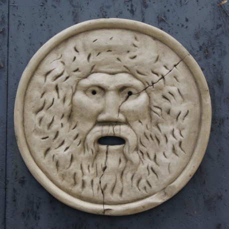 Bocca della verità in vetroresina e marmocemento